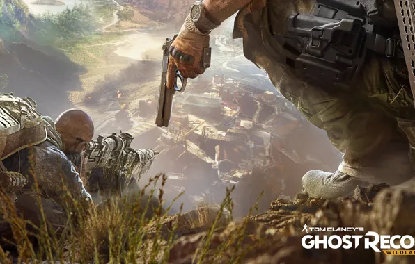 Picture desert, Canyon, soldiers, Tom Clancy's, Ghost Recon Wildlands