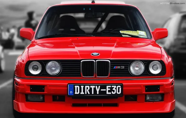 Picture BMW, red