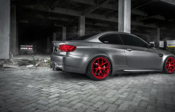 Picture red, grey, tuning, bmw, BMW, drives, BBS