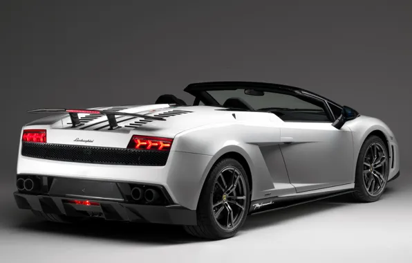 Picture Lamborghini, spoiler, Gallardo, rear view, Spyder, Lamborghini, LP570-4, Performante