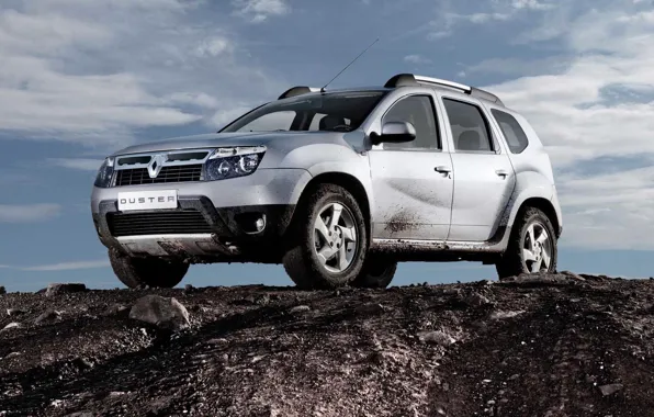 Picture dirt, Renault, Reno, crossover, Duster, duster, compact