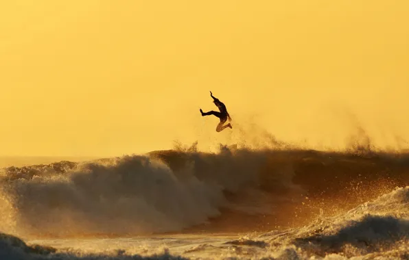 Picture Sunset, Sport, Surfer