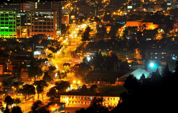Picture night, night, Bogota, Colombia, Colombia, Bogota