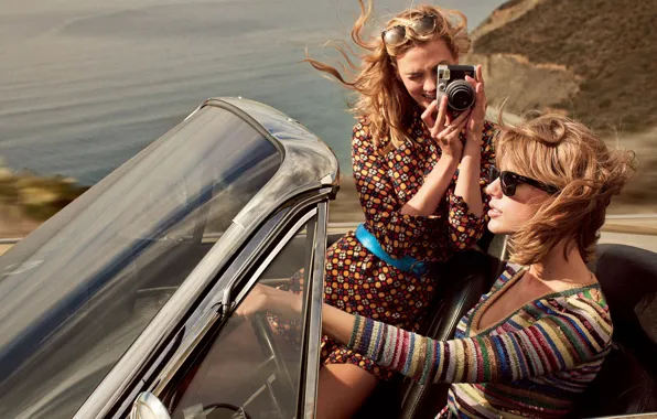 Picture auto, Taylor Swift, photoshoot, Vogue, Karlie Kloss