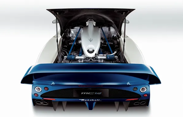 Picture Maserati, MC12, double hypercar, '2004–05, Under the hood