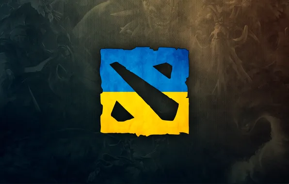 Picture the game, logo, logo, Ukraine, ukraine, dota 2