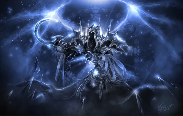 Picture Diablo 3, art, angel of death, reaper of souls, maltael