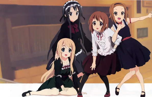 Picture Anime, K-ON, Japanese high school girls