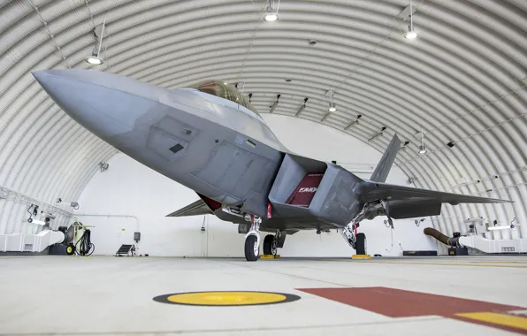 Picture hangar, Raptor, Lockheed, F-22A