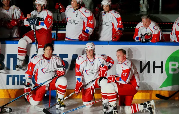 Picture hockey, Sochi 2014, charity match