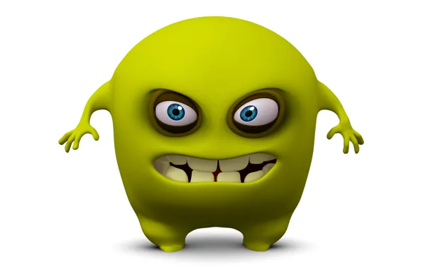 Picture monster, monster, cartoon, character, funny, cute