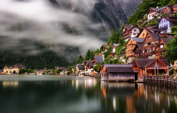 Picture lake, home, Austria, Austria, Hallstatt, Lake Hallstatt, Hallstatt, Lake Hallstatt