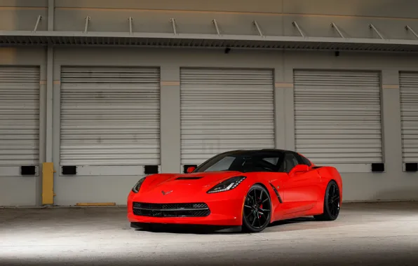 Picture Corvette, Chevrolet, wheels, Stingray, Luxury, lowered, 19 &amp; 20, staggered
