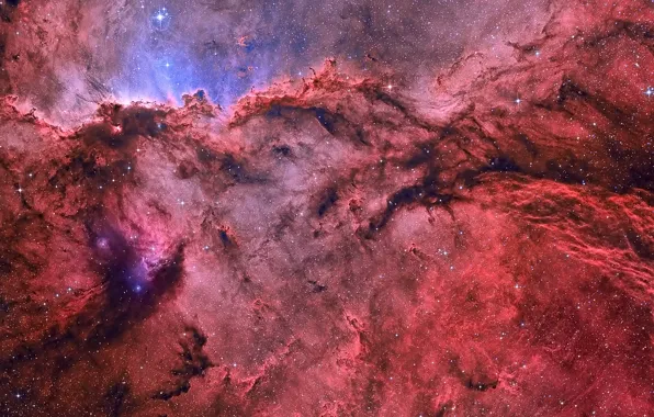 Picture stars, gas, emission nebula, NGC 6188