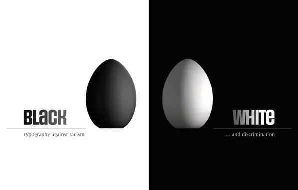 Picture wallpaper, white, black, minimalism, Eggs, contrast