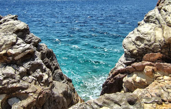 Picture rocks, rocks, The Aegean sea, Aegean Sea