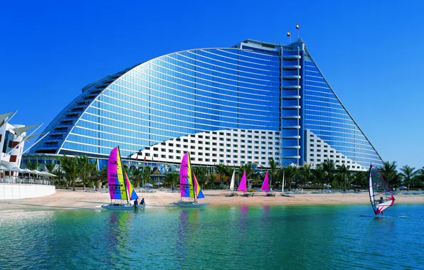 Picture the city, Dubai, the hotel, Dubai, Jumeirah Beach Hotel