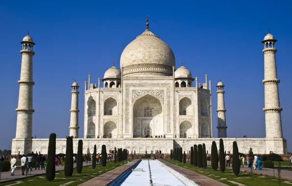 Picture Taj Mahal, India, tourism, site