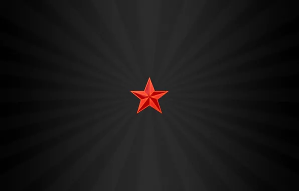 Picture Minimalism, Star, Red