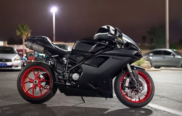 Picture motorcycle, Ducati, superbike, 848