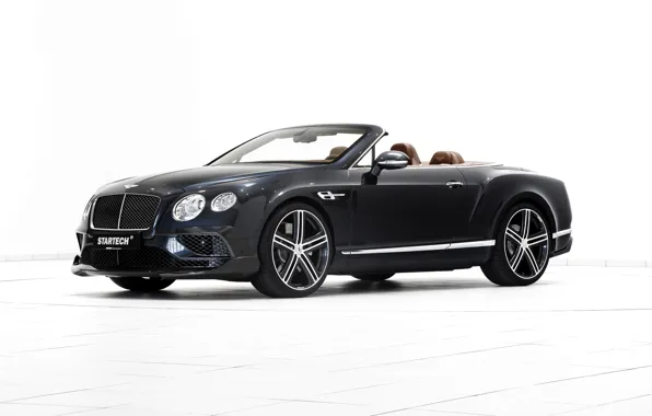 Picture Bentley, Continental, white background, convertible, Bentley, continental, Convertible
