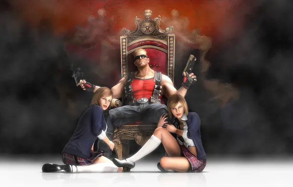 Picture weapons, girls, Forever, By Nukem