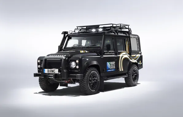 Picture Land Rover, Defender, defender, land Rover, 2015, Rugby World Cup