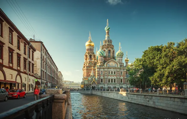 Picture Saint Petersburg, Russia, Peter, St. Petersburg, Aleksandr Bergan, Moyka river, Church of the Savior on …