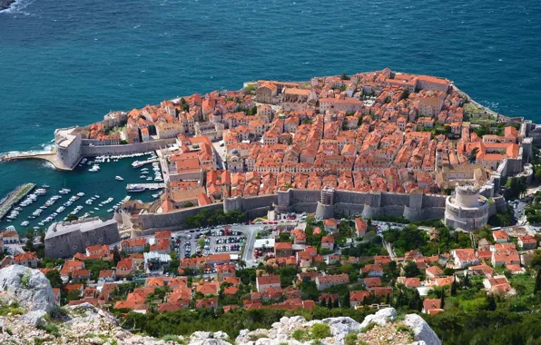 Picture coast, panorama, Croatia, Croatia, Dubrovnik, Dubrovnik, The Adriatic sea