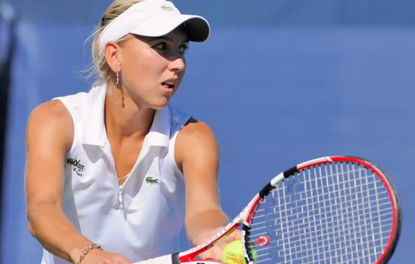 Picture Tennis Girl, Russian tennis player, honored master of sports, Vesnina Elena Sergeevna