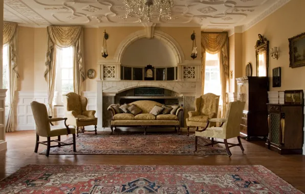 Picture design, style, Villa, interior, living room, The Victorian House
