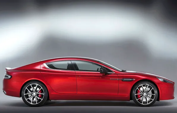 Picture Aston Martin, Red, Rapid