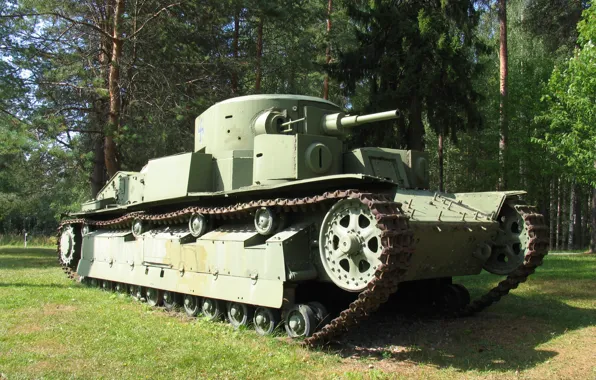 Picture tank, Soviet, average, T-28
