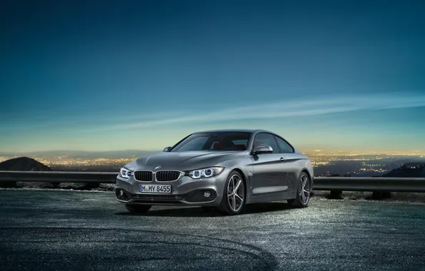 Picture the sky, landscape, coupe, BMW, the fourth series