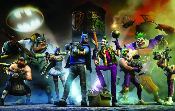 Picture batman, joker, Gotham City Impostors