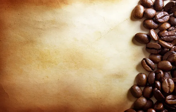 Picture paper, coffee, coffee beans