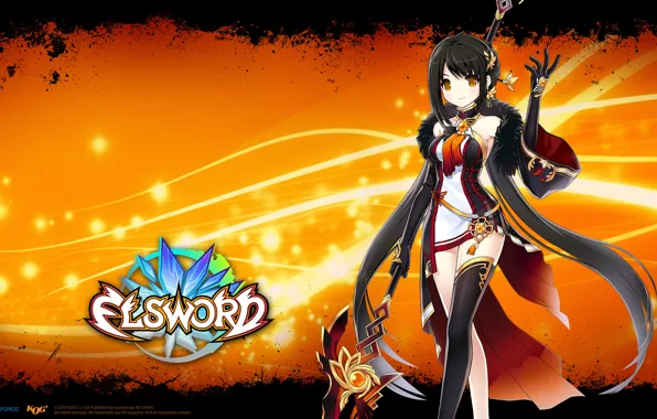 Picture smile, anime, staff, elsword