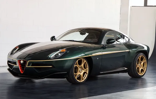 Picture green, Alfa Romeo, front, Flying Disc, alfa