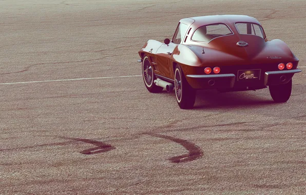 Picture auto, view, Corvette