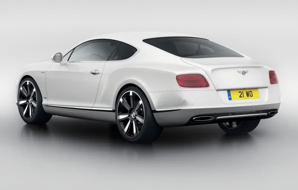 Picture Auto, Bentley, Continental, White, The Mans, Machine, Coupe