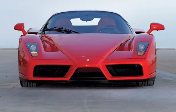Picture red, red, Ferrari, front view, ferrari enzo, Enzo