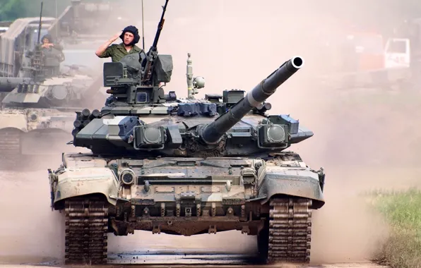 Picture tank, T-90, tanker, the main battle tank of the Russian Federation