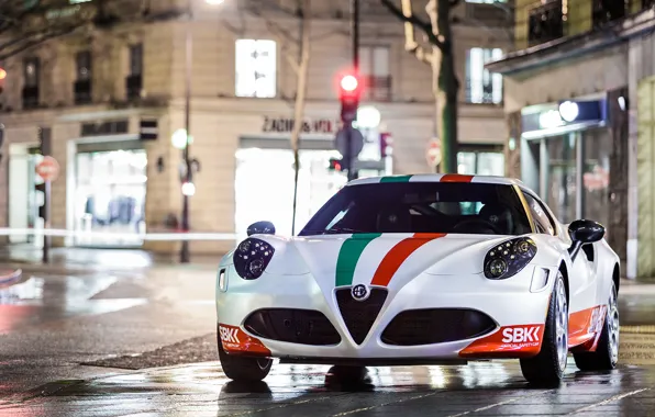 Picture Alfa Romeo, Night, Street