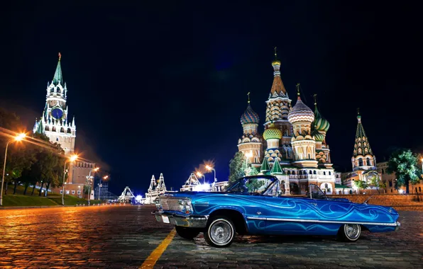 Picture auto, Moscow, Chevrolet, Chevrolet, russia, moscow, Impala, 1963, swag, Ola De Blue