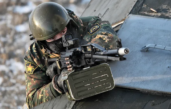 Picture machine gun, the armed forces of Russia, Pecheneg