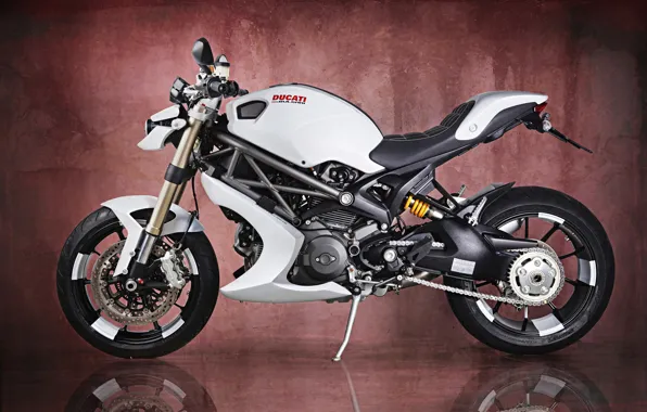 Picture White, Bike, Ducati Monster 1100 EVO, Vilner Design