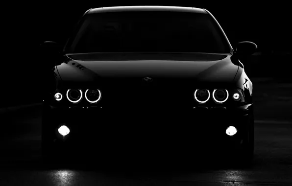 Picture bmw, BMW, cars, black and white, cars, angel eyes, auto wallpapers, car Wallpaper, old, auto …