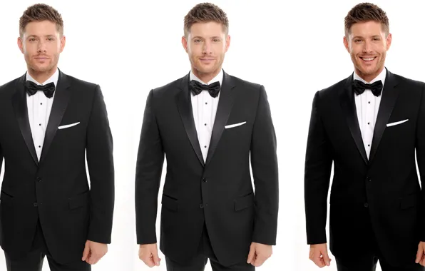 Picture photoshoot, Jensen Ackles, tuxedo