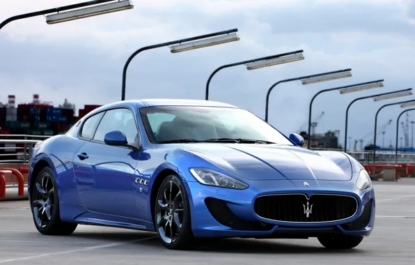 Picture Maserati, sport, blue, Granturismo
