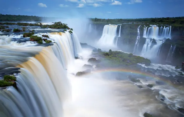Picture waterfall, Argentina, Iguazu Falls